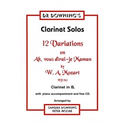 Ah Vous Dirai-Je Maman W A Mozart for Clarinet