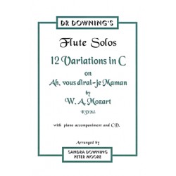 Variations on Ah vous Dirai-je Maman - Mozart flute solo