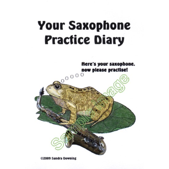 Saxophone and Frog Practice Diary