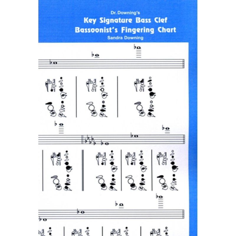 Bassoon Bass Clef Key Signature Fingering Chart